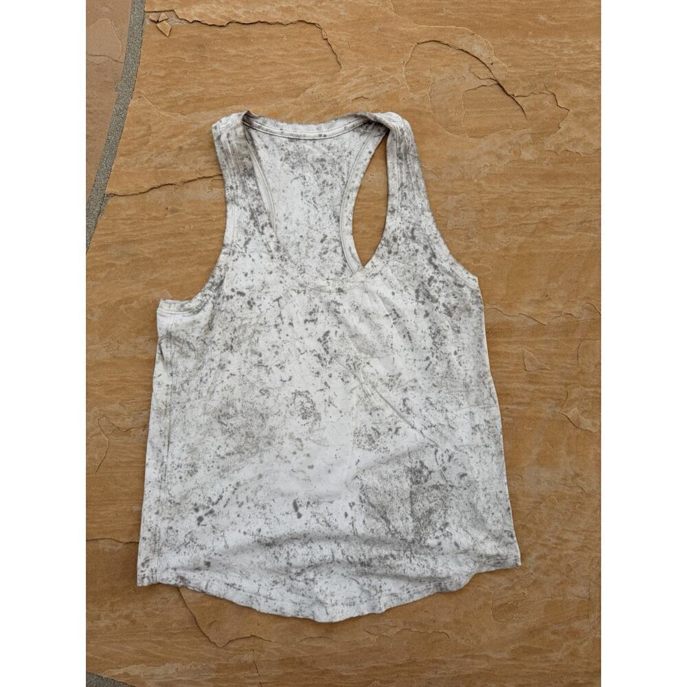 Lululemon - Love Tank Top - Cirrus Wash White Opal Raw Linen Rover M L